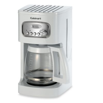 Cuisinart 12-Cup Programmable Coffee Maker in White - Bed Bath & Beyond
